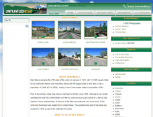 Tablet Screenshot of new-mexico.untraveledroad.com