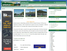 Tablet Screenshot of montana.untraveledroad.com